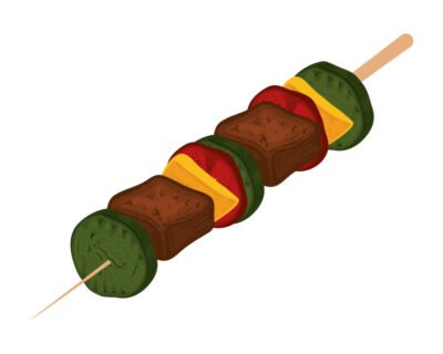 skewer grill icon